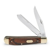 Buck Knives 382 Trapper 2-Blade Folding Pocket Knife with Wood Handle