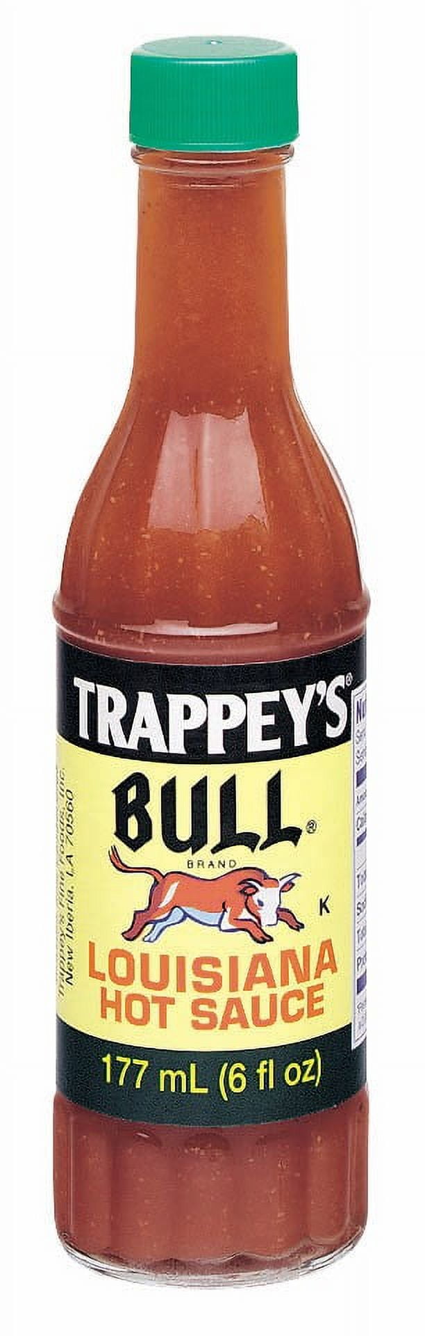  Trappey's Bull Brand Louisiana Hot Sauce, 6 Ounce (Pack of 2)  : Grocery & Gourmet Food