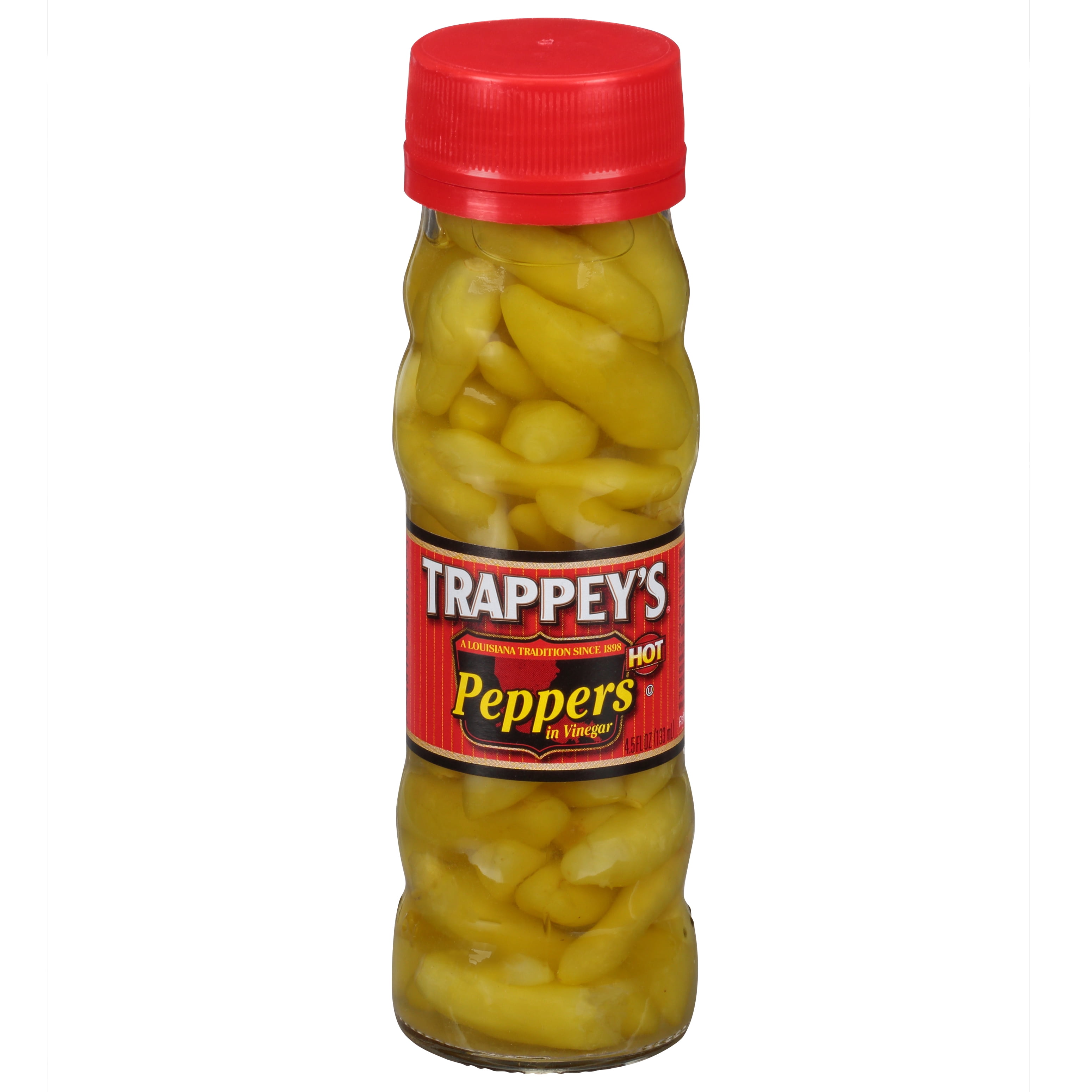 Trappey's Hot Peppers In Vinegar, 4.5 fl Oz