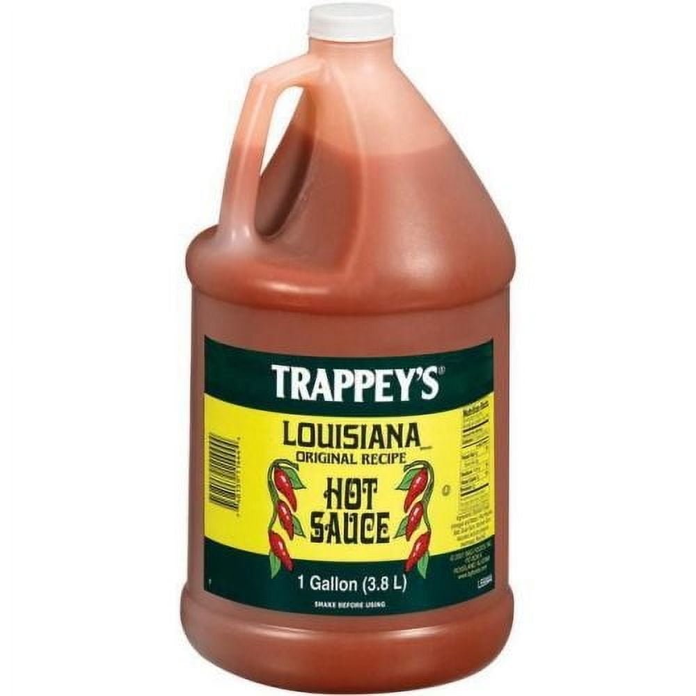 Trappey's Louisiana Original Recipe Hot Sauce - 1 Gallon Pack of 4