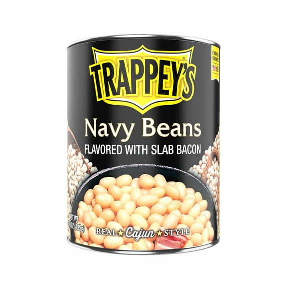 Trappey's Navy Beans with Bacon, 15.5 oz., Can