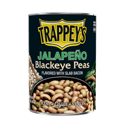 Trappey's Seasoned Jalapeno Black Eye Peas with Bacon, Canned Peas, 15.5 oz