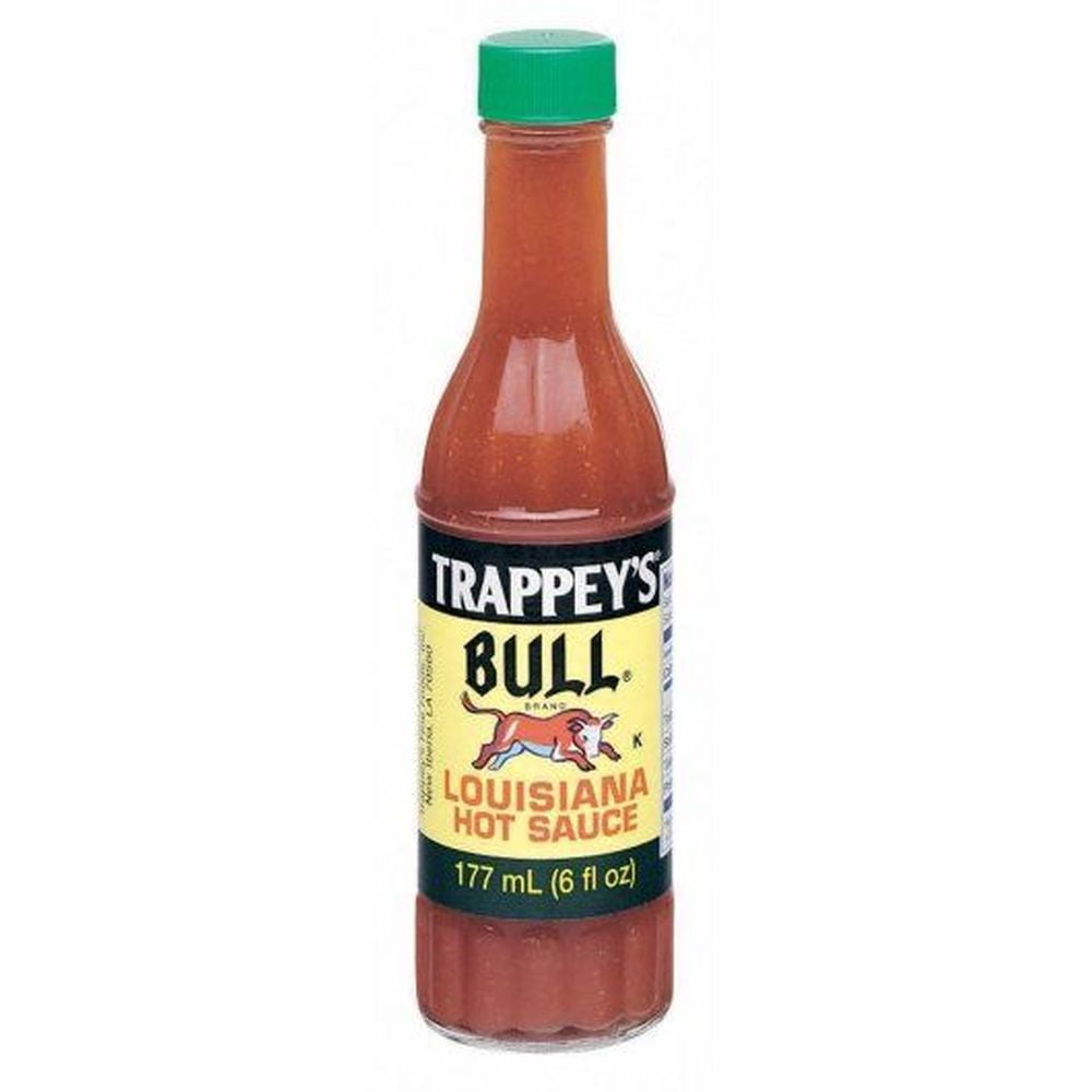  B&G Foods Trappey's Bull Brand Louisiana Hot Sauce Glass  Bottle, 6 oz : Grocery & Gourmet Food