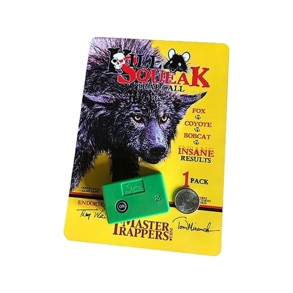 Trapping Kill Squeak Trap Bait Digital Caller - Master Trappers Tom Miranda & Tim Wells