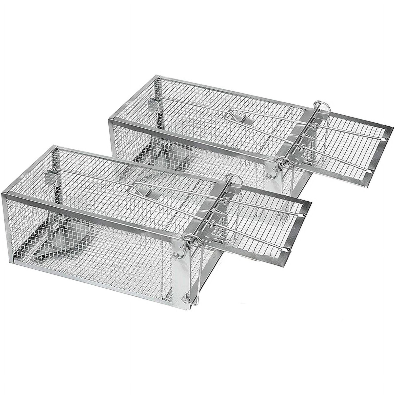 Traps, Small Animal Humane Live Rat Cage Traps for House Indoor to Catch and Release and Small