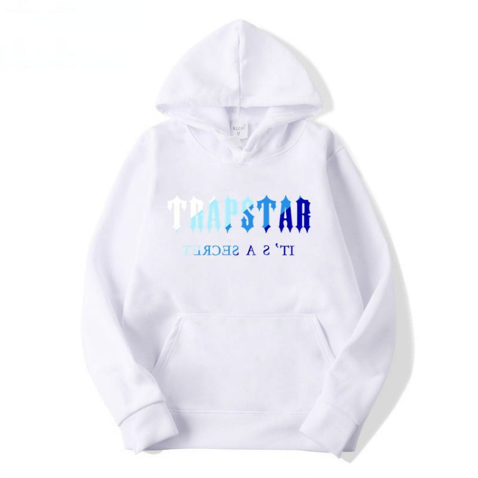 Trapstar Hoodie, Men's and Women's Fashion Daily Versatile Casual Crewneck  Sweatshirt Daily Long Sleeve Patchwork Top Sweatshirt - Walmart.com
