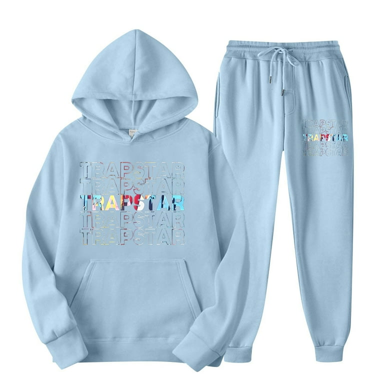 Light blue trapstar hoodie sale