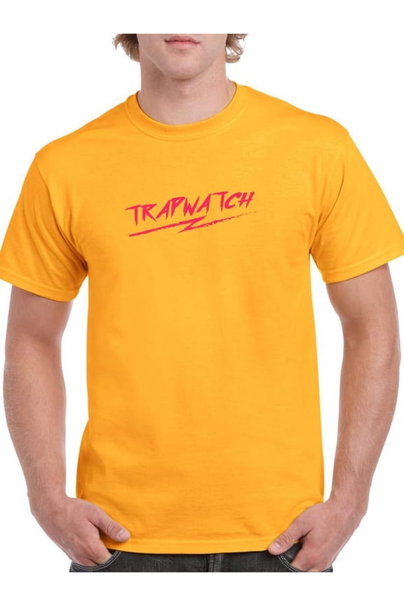 Trapwatch Perfect Street Wear Men Gold T-Shirt, Male Medium