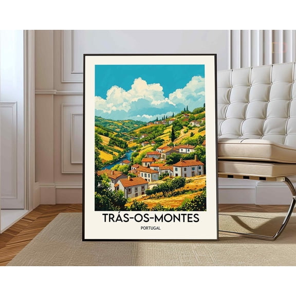 Tras Os Montes Portugal Poster, Unframed Paper Poster 8x10in