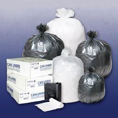 Trash Bag Clear, 24 x 33 , 15 gallon, Medium Duty, 11 mic 500 Count