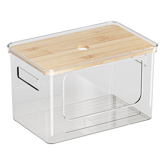 Trash Bag Dispenser Stackable Rectangular Plastic With Top Extra Large Garbage Bag Holder Organizer For Kitchen Laundry Room Pantry Organization Storage Home