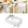 Trash Bag Holder for Cupboards Kitchen Door, Stainless Steel