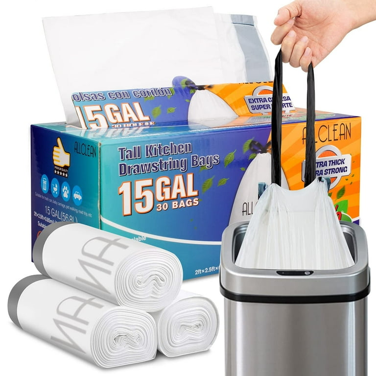 15 gallon garbage bags discount