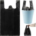 thumbnail image 1 of Trash Bags 40PACK 4 Gallon Garbage Bags with Handle, Black Plastic Trash Bag for Bathroom, Garbage, Strong Plastic Trash Can Liners for Kitchen, Office, Bathroom Can, Large Capacity for Home Storage, 1 of 7
