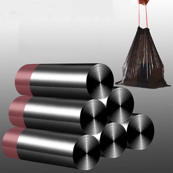 Trash Bags Under 5$ Bathroom Trash Bags 5 Gallon Drawstring Thickened Garbage Bags for Kitchen Home Office Living Room, Fits 2-3 Gallon Bins