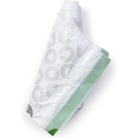 Trash Bags (Size G/6-8 Gal) Thick Plastic Trash Can Liners with Drawstring Handles (120 Bags)