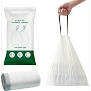 Trash Bags Trash Cans, Drawstring Kitchen Garbage Bags, Pre-Separated