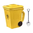 thumbnail image 1 of Trash Bin Ceramic Mug with Lid, Funny Recycling Bin Coffee Mug, Functional Desk Cup for Office Use, Durable Ceramic with Spoon, Unique Gift for Coworkers and Friends,Yellow, 1 of 5