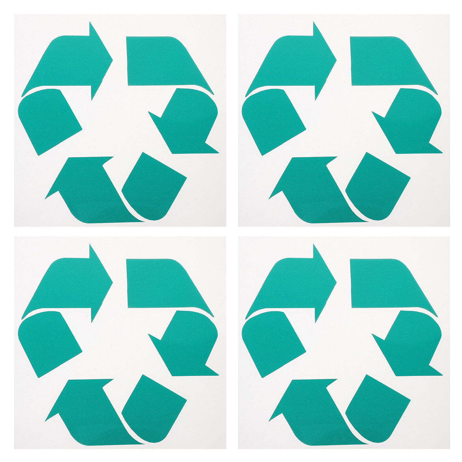 Trash Bin Labels,4 Pcs Recycle Stickers Trash Bin Labels Premium Self