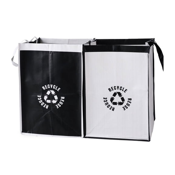 Trash Bin Set Baskets Recycle Waste Bags Space saving and Versatile Practical &Stylish