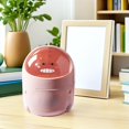 thumbnail image 1 of Mini Desktop Trash Can, Cute Dinosaur Removable Small Garbage Can, Tiny Plastic Trash Bin with Lid for Bathroom Office Kitchen Desk Decor Storage, 1 of 6