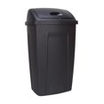 Trash Can,13 Gallon Plastic Swing Top Kitchen Garbage Trash Can,Outdoor