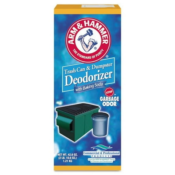 Trash Can And Dumpster Deodorizer With Baking Soda, Sprinkle Top, Original, Powder, 42.6 Oz Box, 9/carton | Bundle of 10 Cartons