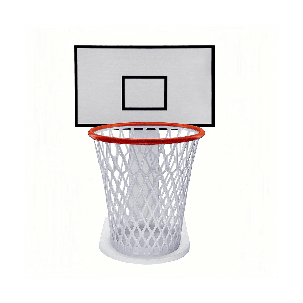 Trash Can Basketball Hoop,Basketball Trash Can,Hoop Wastebasket,White