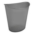 Trash Can / Trash Bin 3 Gallon Slim Oval Modern Design with Curved Rim