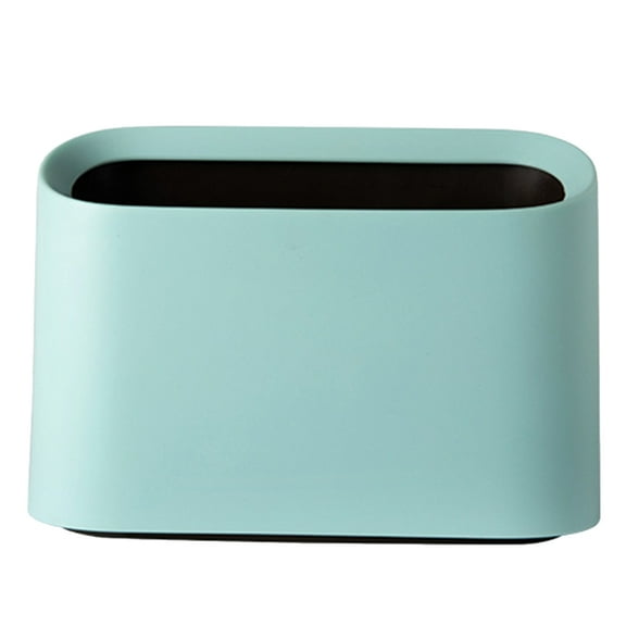 Trash Can Classification Trash Can Creative Double-decker Garbage Can Plastic Waste Container for Toilet Living Room Bedroom Kitchen Use (Light Green)
