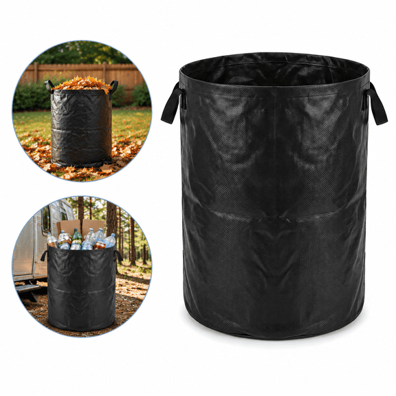Gaoxin Collapsible Trash Can, Portable, for Camping, RV, Home, Office, Travel, Black