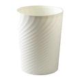 thumbnail image 1 of Trash Can for Under Counter/Kitchen/Office/Bedroom/Bathroom,Contemporary Style Indoor Open Vanity Home Trash Container,Plastic Trash Wastebasket,Garbage Container Basket for Dorms,White,S,6.49x10", 1 of 9