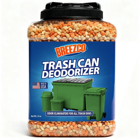 Trash Can Deodorizer 24 oz - Outdoor Trash Can Deodorizer & Absorber, Biodegradable, Neutralizes Garbage Smells & Absorbs Liquids