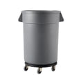 thumbnail image 1 of Trash Can Dolly - 20-55 Gallon Roller Base, Heavy Duty 500lbs, Lockable Wheels - Round Bin Mover Cart for Home, Office, Industrial Use, 1 of 7