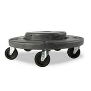 Trash Can Dolly Heavy-duty | 5 Caster | 460 Lb Capacity | 18 Gray