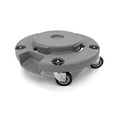 thumbnail image 1 of Trash Can Dolly | Heavy-Duty Plastic | 5 Casters | Foot Stabilizer | 460 Lb. Capacity, 1 of 8