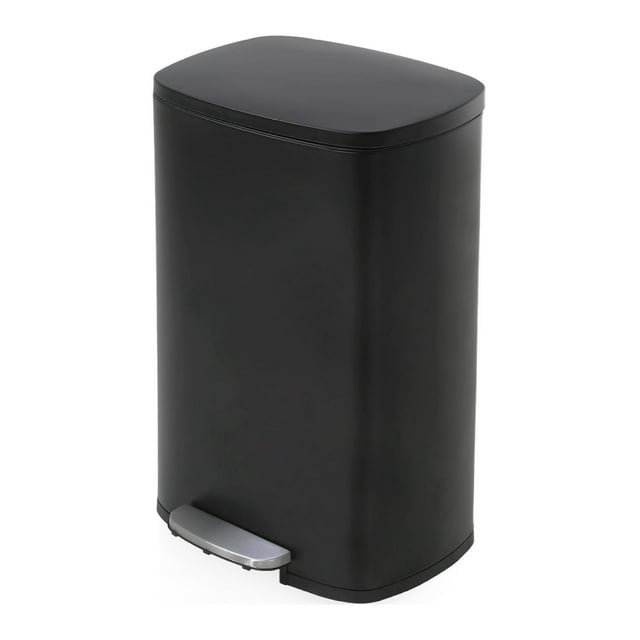 Trash Can Kitchen Stainless Steel Trash Can Trash Can with Lid