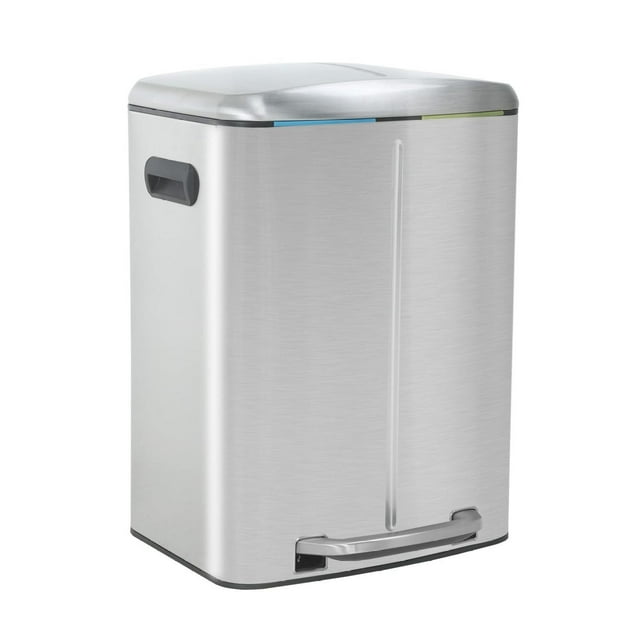Trash Can Kitchen Stainless Steel Trash Can Trash Can with Lid