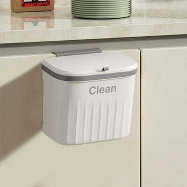 Trash Can Kitchen Waste Bin Wall-mounted Suitable For Household Bathroom Kitchen Bedroom With Lid Waste Basket Kitchen Waste Special Storage Bin Up to 65% 0ff!