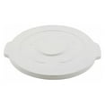 thumbnail image 1 of Trash Can Lid - 20 Gallon White NSF Certified Replacement Lid - Durable Plastic Cover for Commercial & Residential Use - Fits Standard 20-Gallon Trash Cans, 1 of 2
