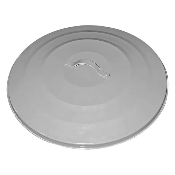 Trash Can Lid Compotible with 13-Gallon Round Garbage Container Gray Lid for Galvanized Steel Waste Bin