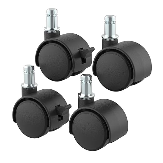 Trash Can Mobile Attachable Wheels Replacement for 8 Gallon to 23