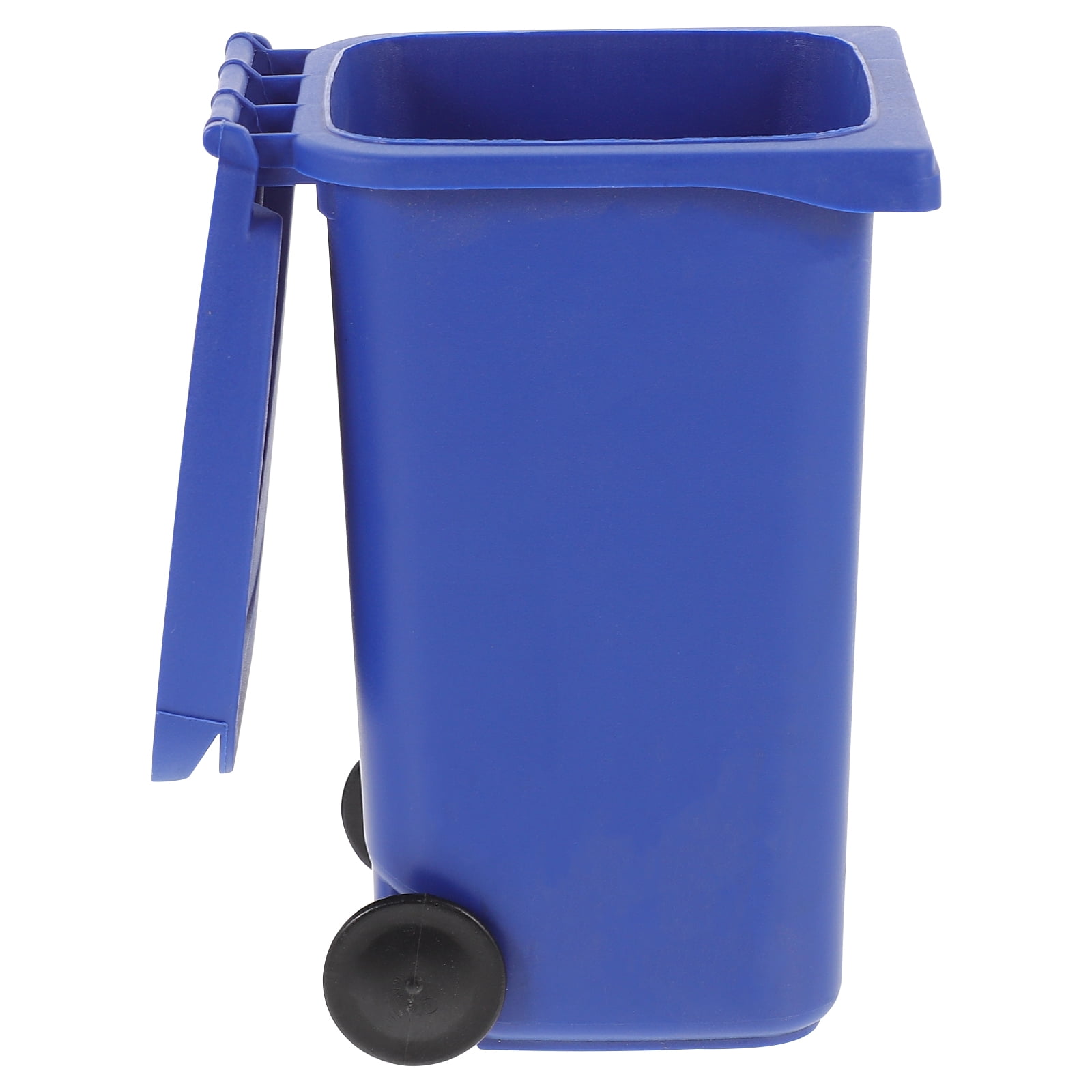 Trash Can Pen Holder Desktop Waste Bucket Storage Shelves Bins for