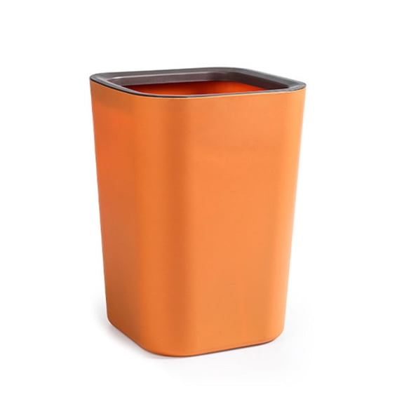 Trash Can Press Trash Bag Waste Paper Basket Garbage Container for Home Kitchen Bathroom Trash Bin