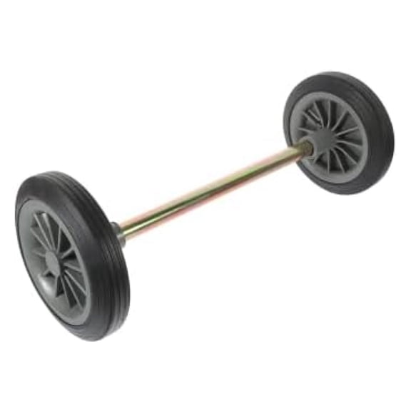 Trash Can Replacement Wheels: Outdoor Gallon Garbage Bin Wheels with Hollow Shaft for Garbage Can Waste Container Dollies Pulley
