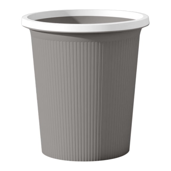 Trash Can Small Gray 20.5X22Cm Mini Wastebasket For Bathroom Vanity Under Desk Home Office Bedside Garbage Bin