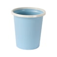 thumbnail image 1 of Trash Can Trash Can Without Cover，Shatter-Resistant Creative Striped Garbage Can，Thick Garbage Bin for Kitchen Living Room Bathroom Wastebasket, 1 of 5