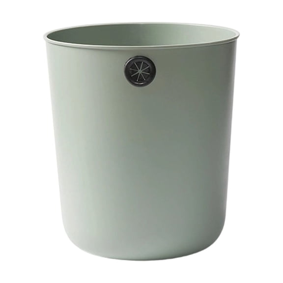 Trash Can Waste Basket Garbage Bin Large Capacity Hands Free Open Top Clean and Hygienic for Kitchen Bathroom Bedroom Living Room Office Small 10x8x8 Inch Green