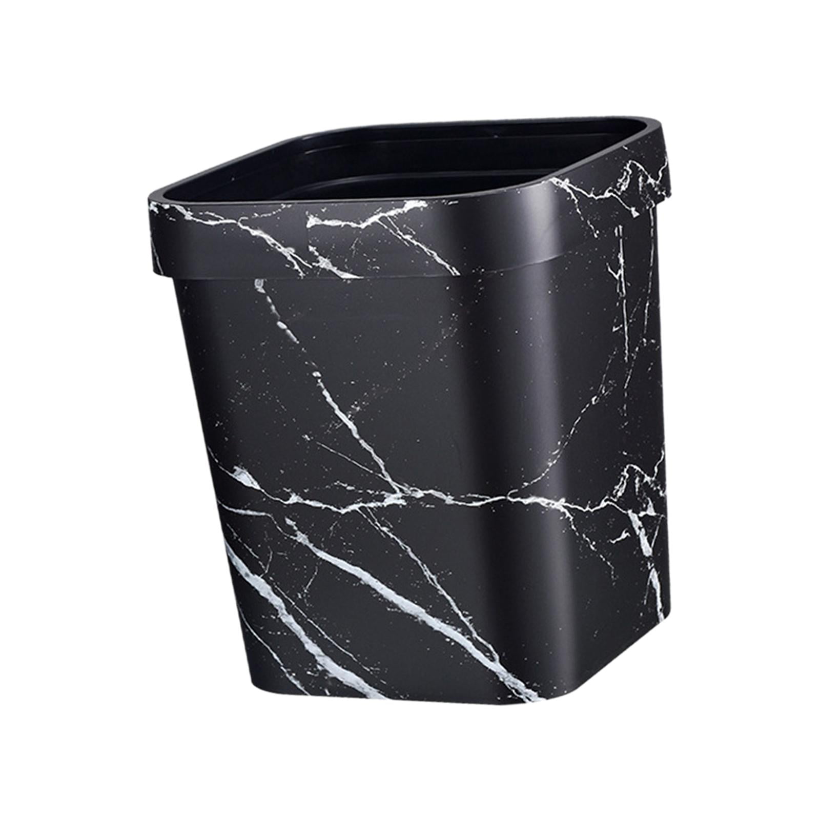 Trash Can Wastebasket Dustbin Holds Waste, Recycling Garbage Container Bin Waste Bin for Powder ...