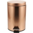 Trash Can With Lid Toilet Waste Paper Basket Round Trash Can Iron
